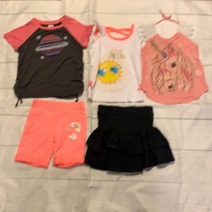 (5) Piece Tops/Bottoms Girl’s